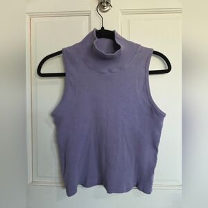 Big Bud Press 'Faded Grape' Sleeveless Mockneck